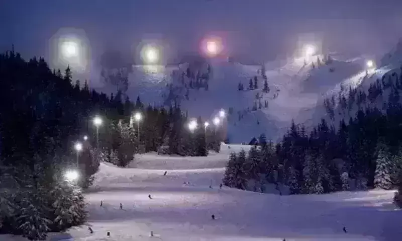 Mt. Hood Skibowl ski resort near Bend Oregon