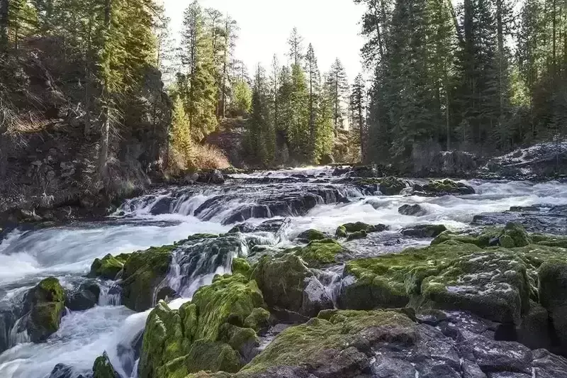 Sunriver → Benham Falls near Bend Oregon