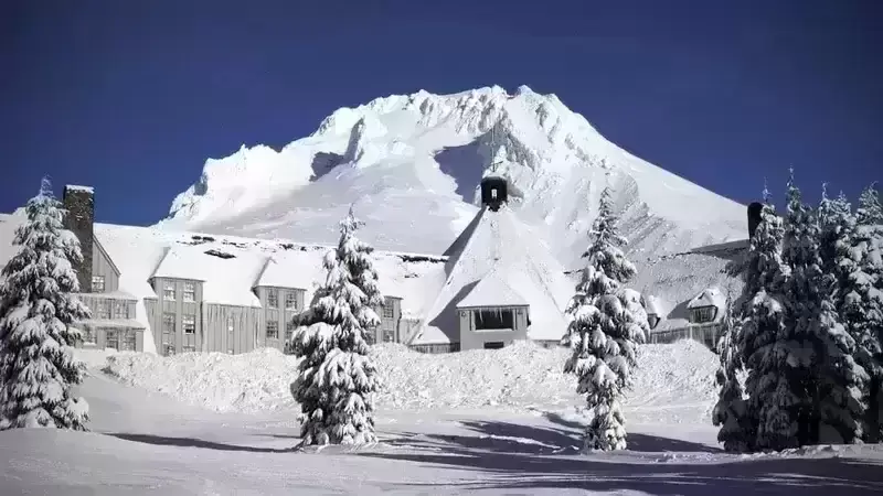 Timberline Lodge ski resort near Bend Oregon