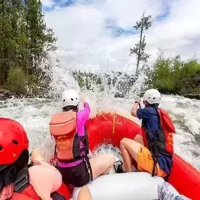 Big Eddy rafting rentals by Powder House in Bend