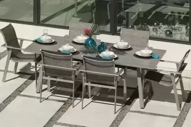 Mallin patio furniture at Powder House